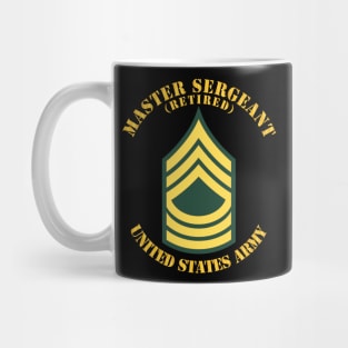 POCKET - MSG - Master Sergeant  - Std - Retired Mug